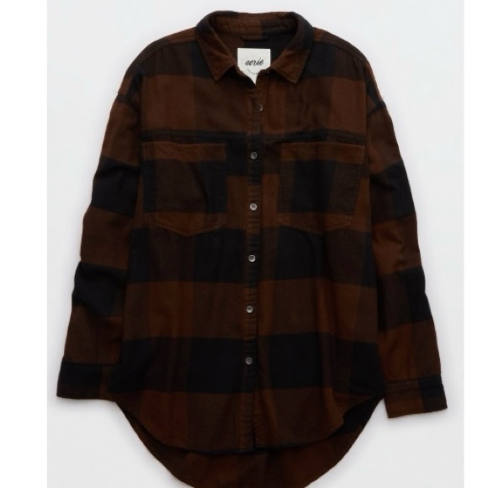 LOOKING FOR THIS American Eagle Outfitters Brown and Black Plaid flannel